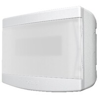 Tableros de distribución con puerta blanca o transparente, de sobreponer o empotrar, de 3/4 – 6/8 – 12/16 módulos.

Cajas de paso de pared: 15×15 – 20×20.

Cuadro VDI, de empotrar o sobreponer: 20×20 – 30×30 – 40×40.